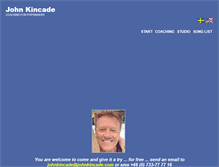 Tablet Screenshot of johnkincade.com